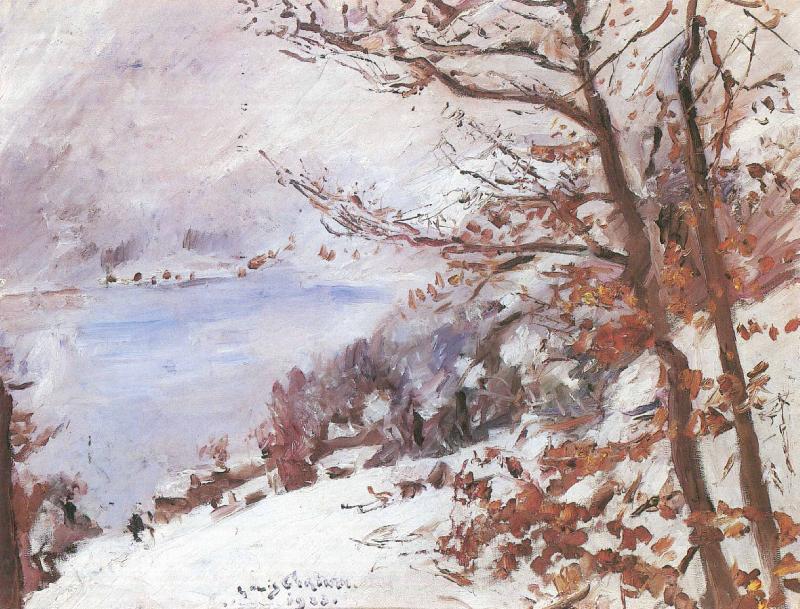 Lovis Corinth Walchensee im Winter oil painting picture